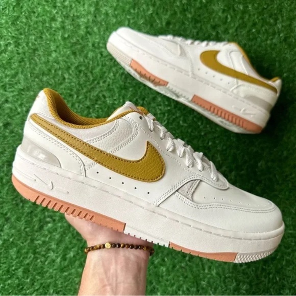NIKE GAMMA FORCE 9.5 Sail Bronzine Brown Women Sneaker